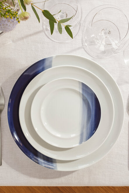 Koppel frokosttallerken, blå - Ø22 cm.